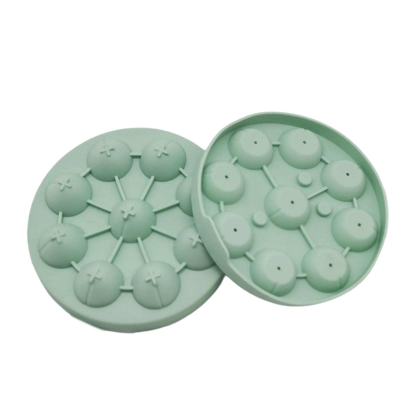 MALSSE 3D Rose Ice Molds Peach Shape Ice Cubes Tray Easy to Release Suitable for Whiskeys Cocktails Peach Shape Cubes Trays