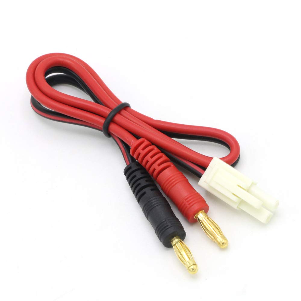 1pcs S Tami Connector Plug to 4mm Banana Plugs Balance Charge Lead Cable for RC Lipo Battery(S Tami to Banana)