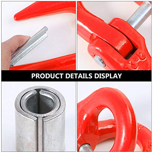 TEHAUX 1 conjunto de gancho de segurança e acoplador rápido, acessórios de corrente de segurança