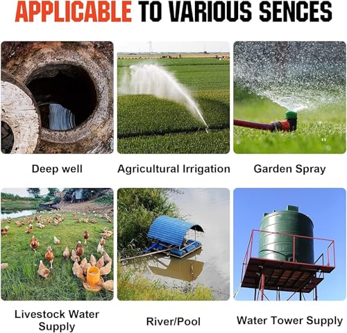 1/2Inch 12V Solar Powered Submersible Deep Well Water DC Pump Alternative Energy - Image 2