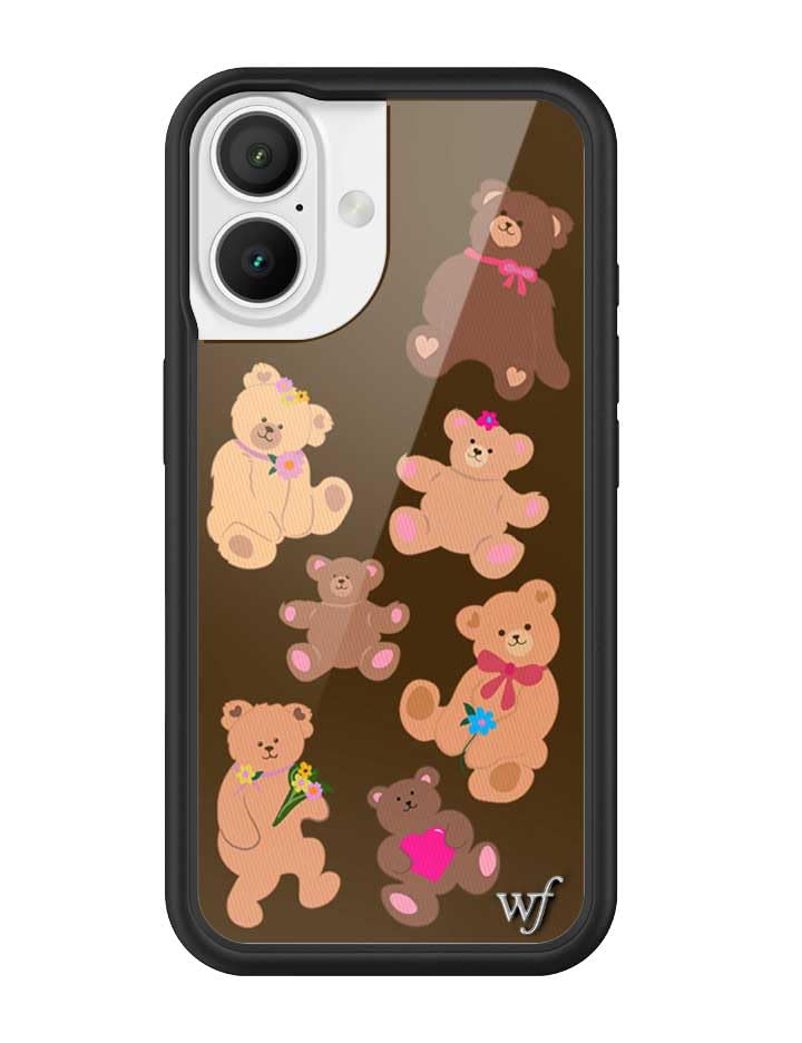 Image of Wildflower Cases - Compatible with iPhone 16 | Protective Bumper, 6.5ft Drop Test Certified, Women Owned Small Business | Bear-y Cute