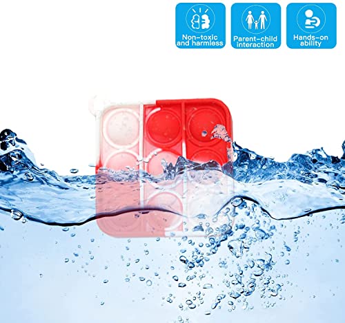 25 Pcs Pop Fidget Toys Its Party Favors For Kids 4-8, 2.5*2.5 Inch Mini Pop Keychain It Fidget Toy Bulk Toddler Toys Fidgets Packs Sensory Stress Toys Party Fidget Pack Popper Toy Gift For Girls Boys #TOP2