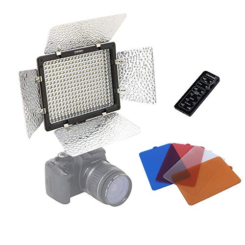 Amazon | YONGNUO製 YN300-Ⅱ 300球 LED ビデオライト 超高輝度