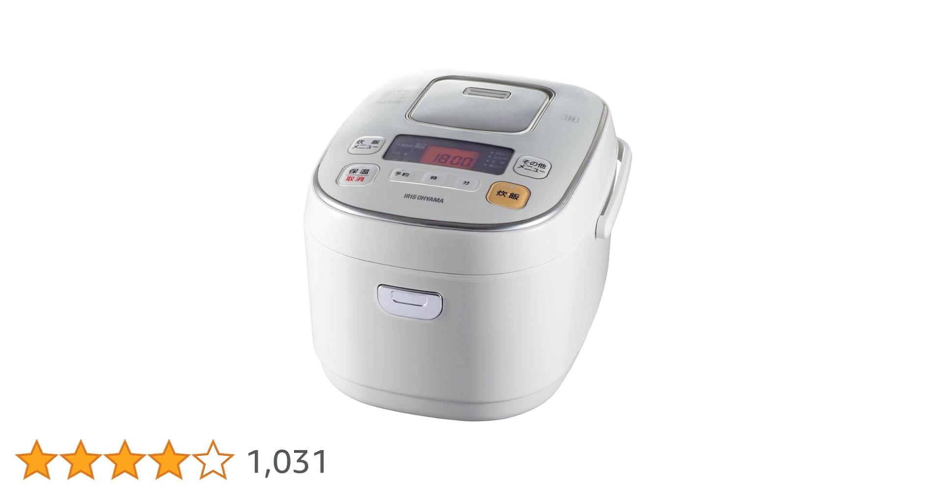 Amazon | アイリスオーヤマ 炊飯器 IH式 5.5合 大火力 ERC-IB50 Amazon | アイリスオーヤマ 炊飯器 IH式 5.5合 大火力 ERC-IB50