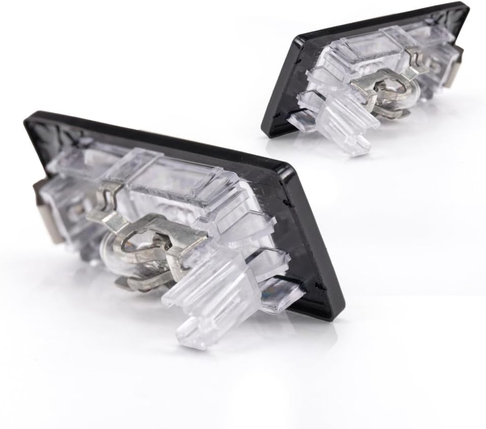 KarParts360 For Volkswagen Tiguan 2014 15 16 17 2018 License Plate Lights Driver and Passenger Side | Pair | CAPA | Bulb Type | With Bulb(s) | Replacement For VW2870113, VW2870113C | 5N0943021B