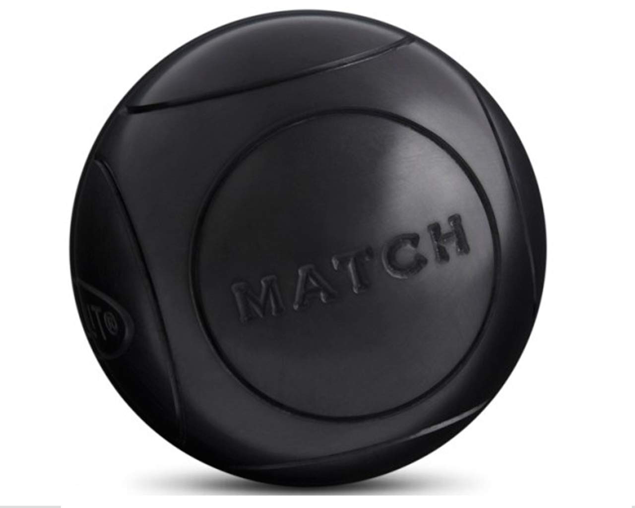 Obut Match Bolas de petanca semiblandas, 74 mm, negro