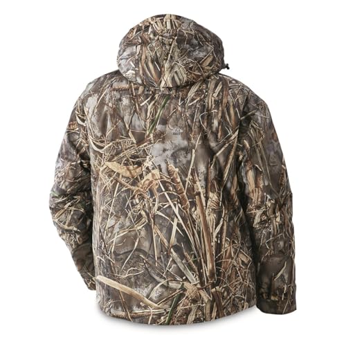 Guide Gear Men’s Waterfowl Hunting Camo Jacket Waterproof and Insulated Mossy Oak2