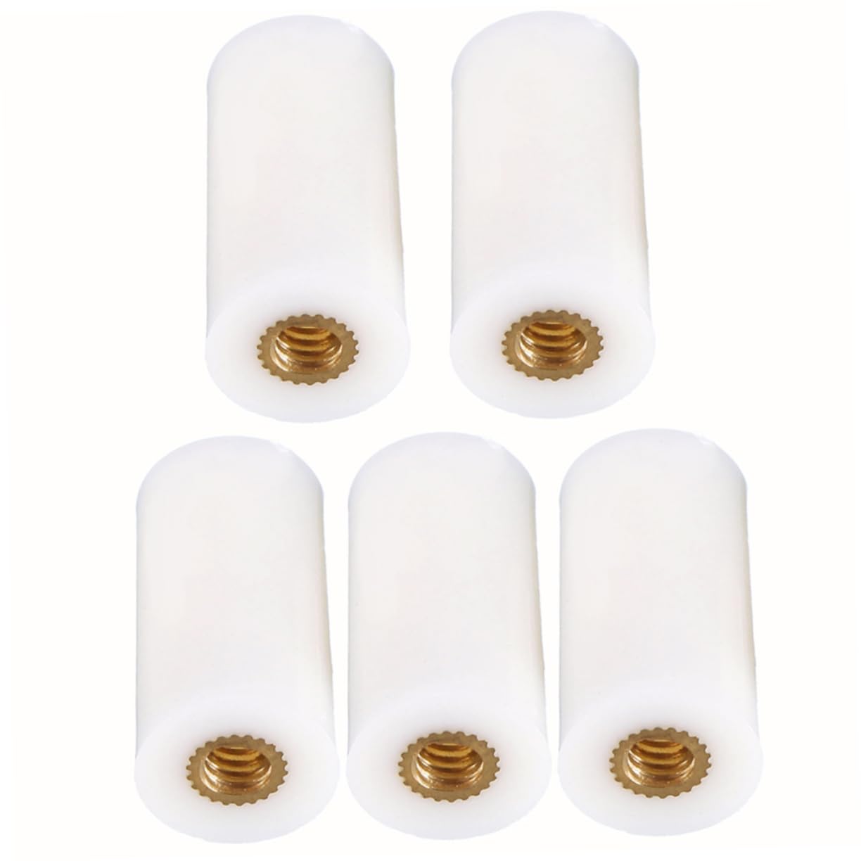 HANABASS 10pcs American Billiard Ferrules Tips Pool Stick Ferrules Billiard Replacement Screw-tip