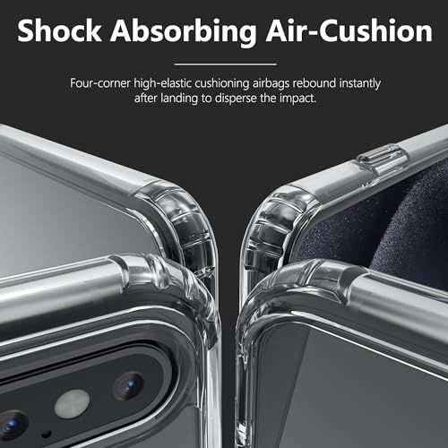 Image of ONES for iPhone Xs Max Slim Case Clear, [PC + TPU Hybrid][Military-Grade Drop Protection][Anti-Yellowing], Shockproof Silicone Hard Cover, Transparent Case