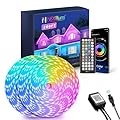 Nexillumi 200ft Waterproof LED Strip Lights with Remote, SMD 5050 Color Changing Music Sync App Control LED Lights for Bedroom, Living Room, Dorms, Room Decor(Strip Lights 100ft x 2)