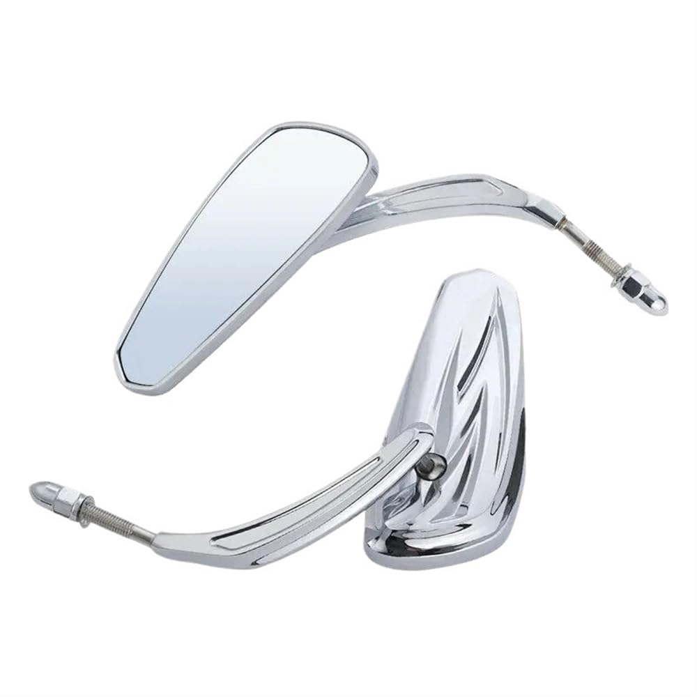 Motorcycle Mirrors Motorcycle 8MM Rear View Mirrors For Ha&rley Sp&ortster So&ftail Ro&ad King Glide XL1200C N FLSTFB FXDF FLSTF FLHYUC FLTRX Fat Boy Motorbike Accessories