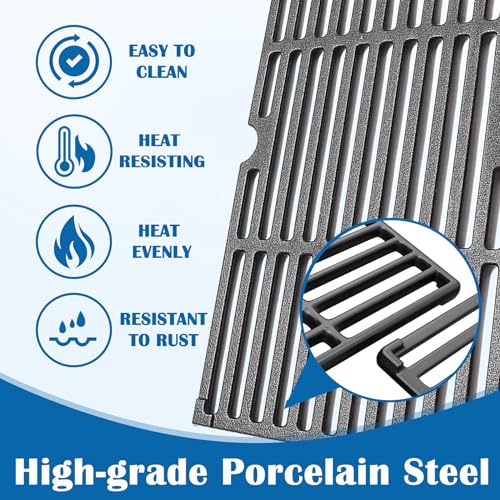Image of SafBbcue 16.5 inch Grill Grates for Kenmore 4&5 Burners Replacement Grill Parts Kenmore 146.23680310 146.30213510 146.23770310 146.47468610 146.47469610 PG-40406S0L Cooking Grates Bbq-pro 146.23676310
