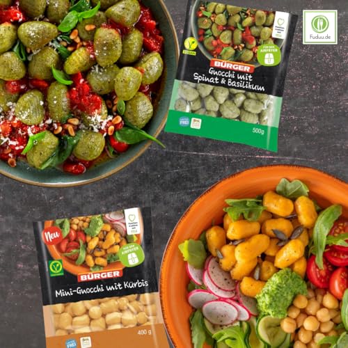 Bürger - "Bunt wie´s Ländle XXL" - das Gnocchi Probierset, 7 Sorten: Kartoffel, Spinat & Basilikum, Rote Beete, Süßkartoffel, Kürbis, Mini- & Bio-Mini-Gnocchi – Bild 5