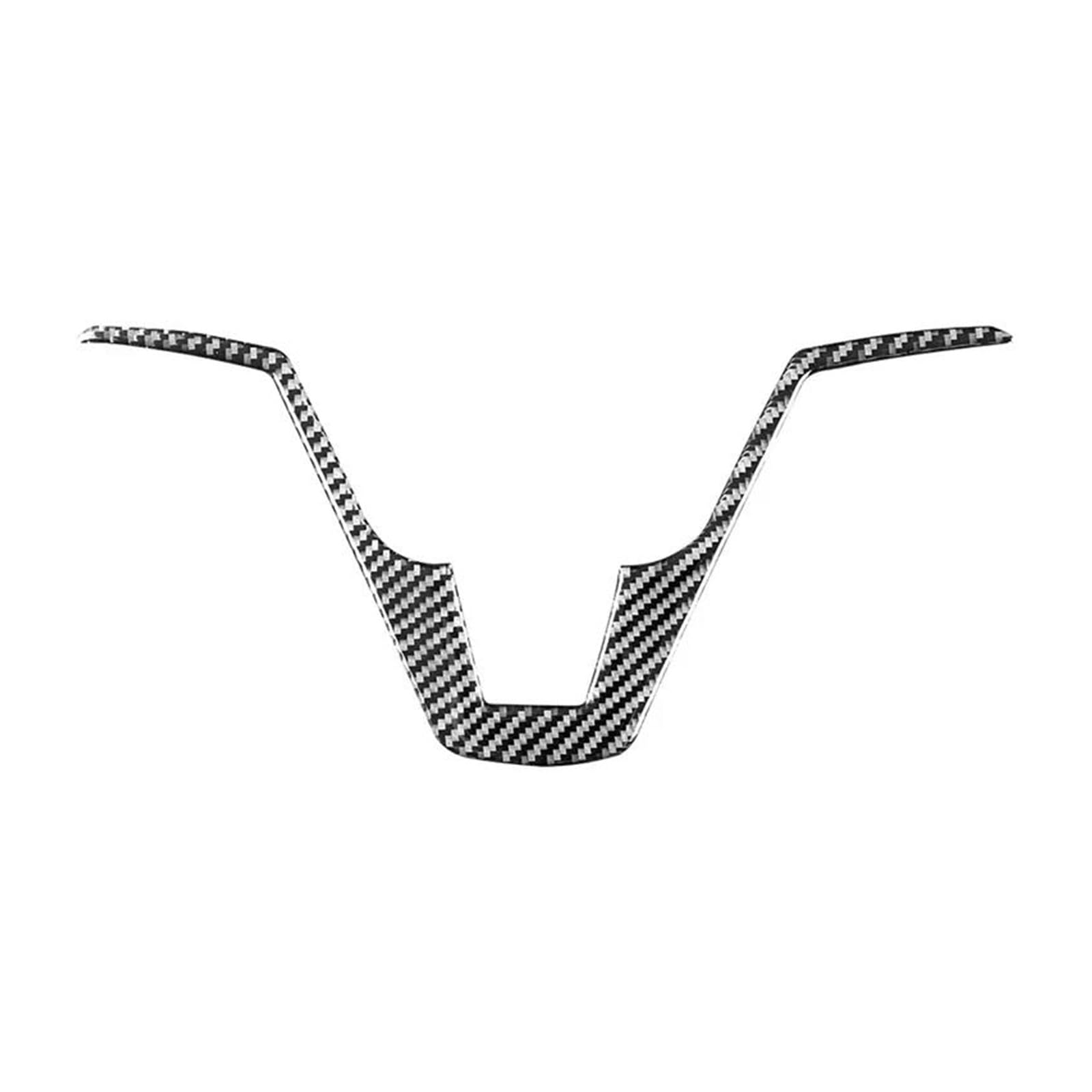 Car Interior Moulding Accessories for CRV 2007 2008 2009 2010 2011 Carbon Fiber Interior Car U Shape Steering Wheel Panel Cover Trim Sticker