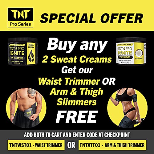 TNT Pro Ignite Hot Sweat Cream, Workout Cream, Thermogenic Cream for Men & Women, Heat Skin Lotion (6.5 Ounce, Sweat Cream Jar) - Image 3