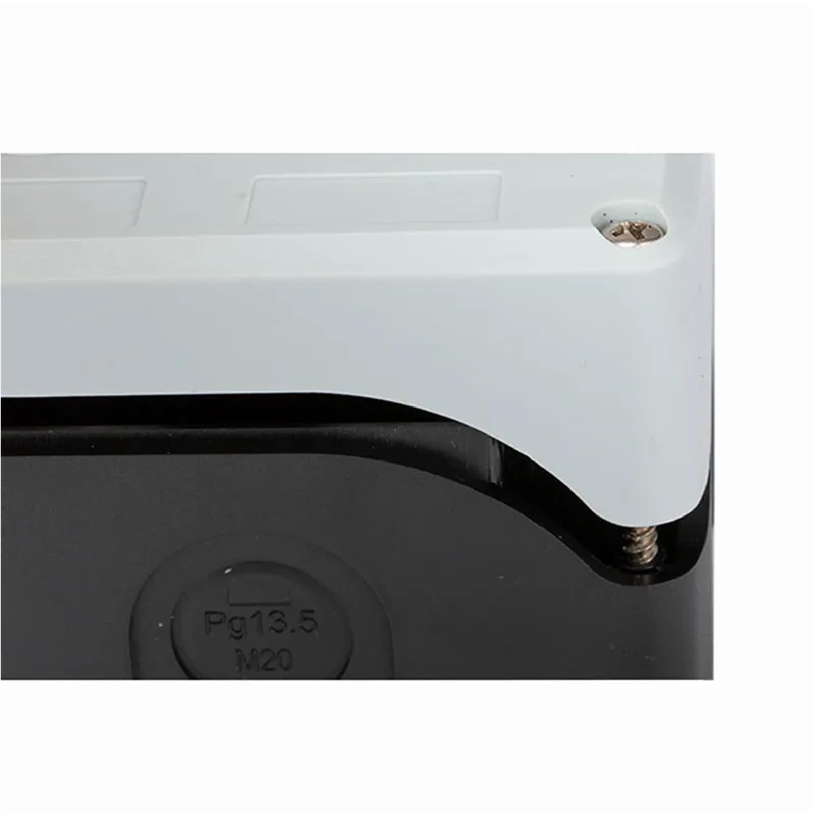 Caja de Control de interruptores de botón Impermeable, 1/2/3/4/5 Orificios, luz indicadora Industrial, Caja de Parada de Emergencia eléctrica de plástico de 22 mm(4Hole)