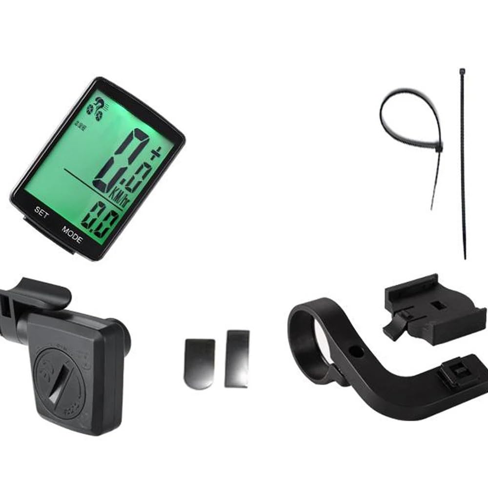 Contachilometri Bici Computer da bicicletta Tachimetro for bici wireless Display digitale Contachilometri Ciclismo impermeabile