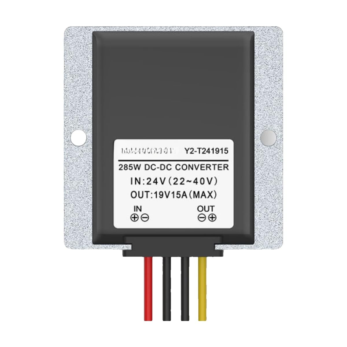 Convertisseur 24V 19V 15A alimentation PC et écran pour camion - 2