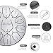 LeSage Steel Tongue Drum 6 inch 11 note Rain Therapy Metal Yoga Zen Meditation Yoga Gifts