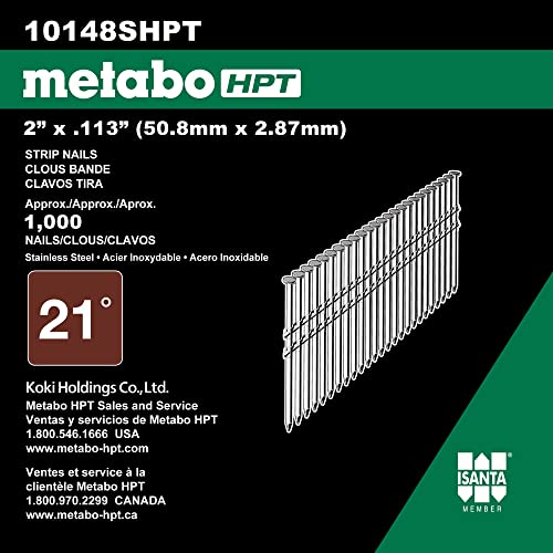 Metabo Hpt 10148SHPT Framing Nails, 2 Inch X .113 thumb #2
