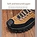 The First Young Safety Work Orthopedic Hiking Boots for Men - Arch Support Fashionable Casual Lace-Up Walking Shoes & Work Shoes Puncture Proof, Non-Slip Breathable Outdoor Boots (Gray, Adult, Men, 8, Numeric, US Footwear Size System, Medium)