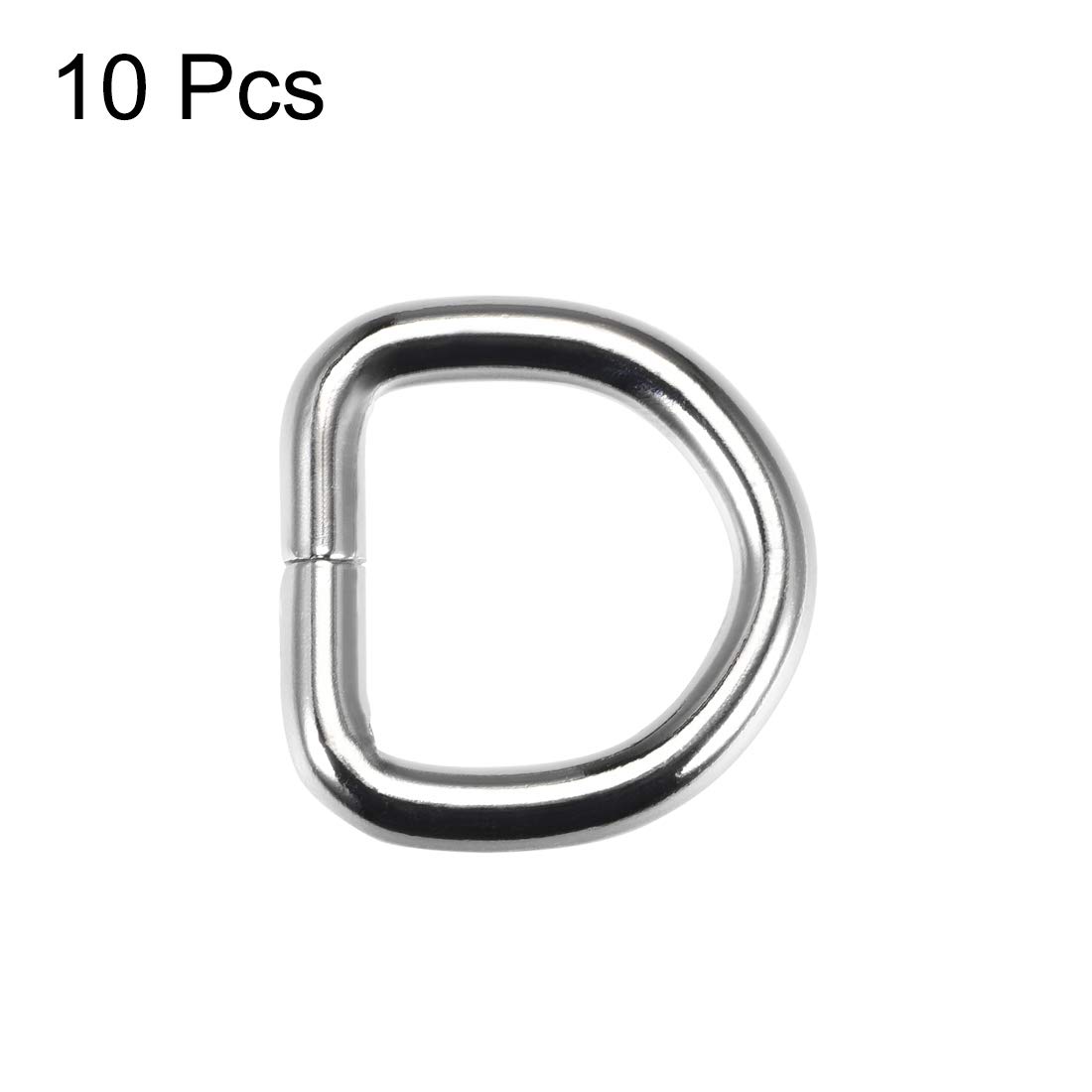 2 Fibbie Ad Anello A D In Lega Di Zinco - Accessori Per Cinture, Borse, Abbigliamento E Fai-da-te