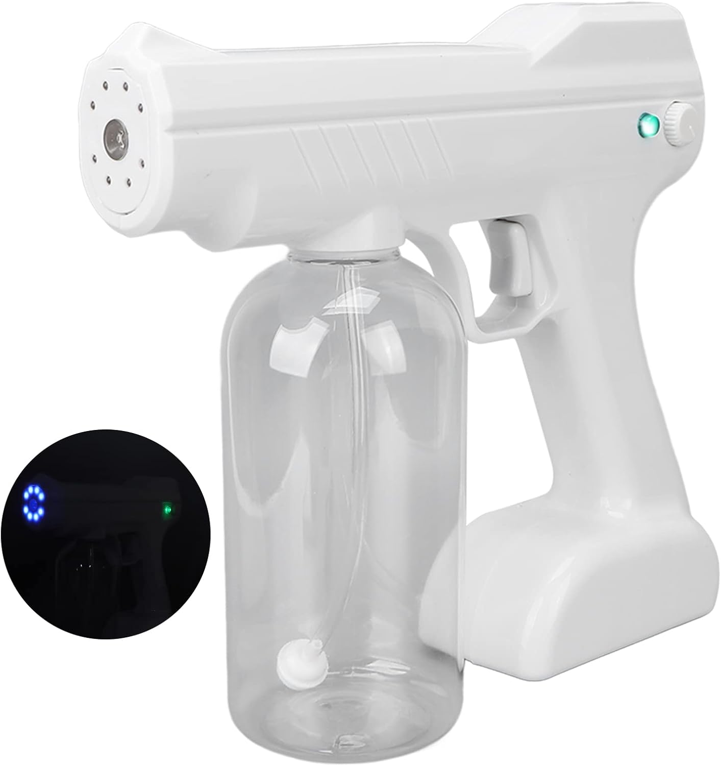 Rociador de Nanómetros, Boquilla Extraíble, Vaporizador de Nanómetros para el Cabello, Batería Grande con Cable USB para Peluquerías para el Hogar