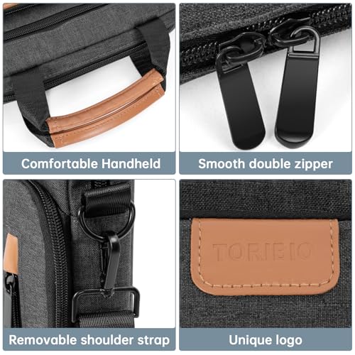 Image of 11inch iPad Carrying Bag,Tablet Bag,Padded Protective Travel Carrying Case for iPad A16 M5 11inch, iPad Pro M4 11 inch, iPad Air M2 5 /4th 10.9 inch, Air 3th 10.5 inch, iPad 10th 10.9 inch, 9 /8 /7th 10.2 (2025-2022)