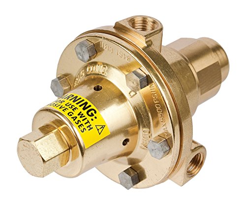 Victor Technologies 5641-8461 Meco High Pressure Cylinder Regulator with Cap Nut, 125 psi Pressure, 1/4