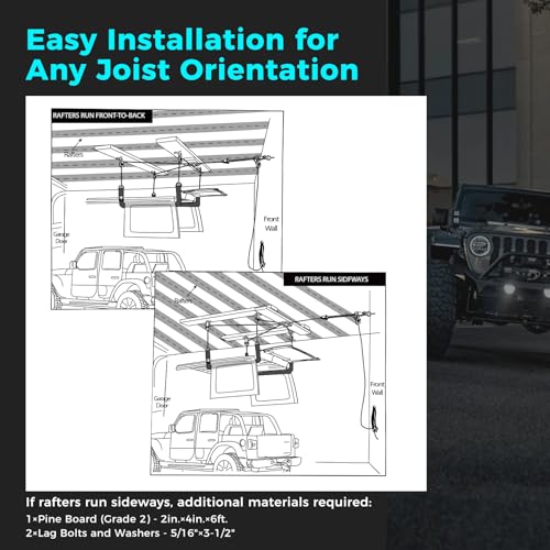 Image of Hard Top Removal Lift for Jeep Wrangler JL JK TJ Ford Toyota & More