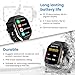 NEXGENfit Pulse Smart Watch for Men and Women- AMOLED 1.96”, IP68, Waterproof,100+ Sports, Fitness Tracker, Bluetooth | Extra Long Battery | Blood Pressure & Sleep Monitor | Android & iOS Compatible