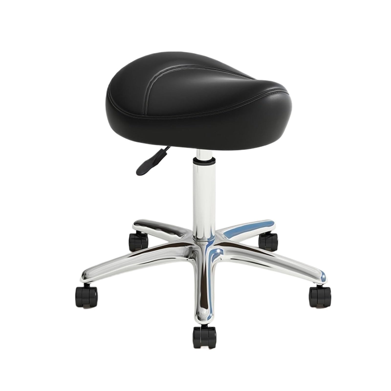 Taburete ErgonóMico Rodante Taburete Giratorio con Ruedas for salón, Taburete Redondo con Ruedas for masajes, barbería, Laboratorio, Taburete de escalón, Silla for SPA y tareas domésticas