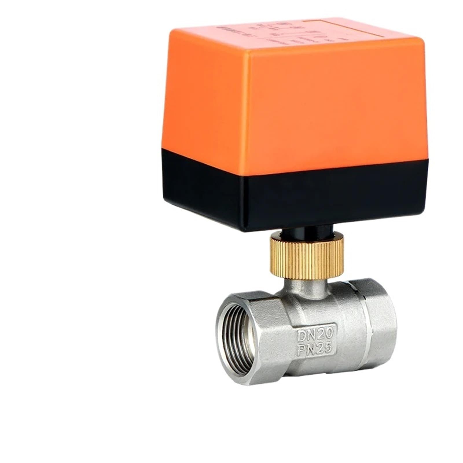 Vanne motorisée AC220V DN32 en acier inoxydable pour la gestion de chauffage