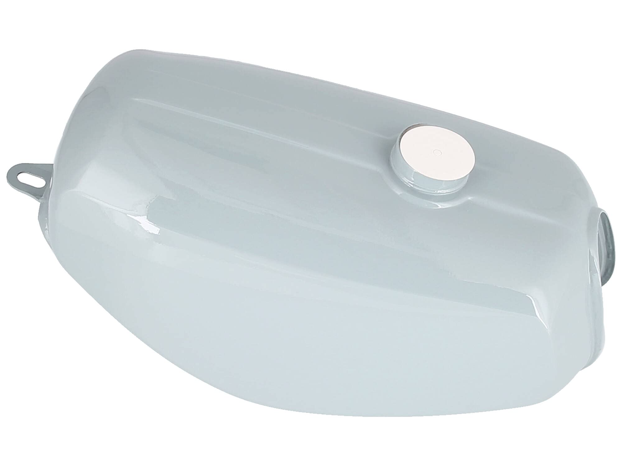 Set: Tank + Seitendeckel, Grau RAL 7000 - für Simson S50, S51, S70
