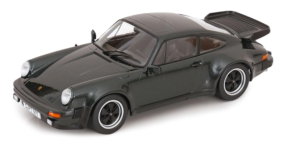 KK-Scale Sammlermodell Porsch. 911 (930) Turbo 3.3 Dark Green 1/18