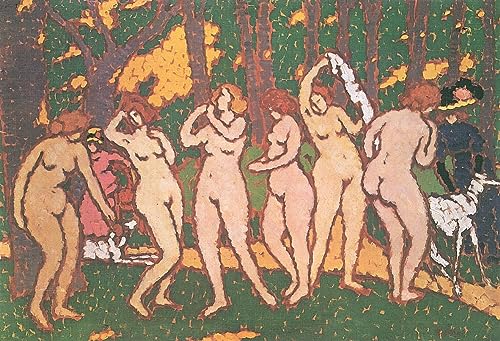Peinture Poster Impression Édition Fine Art de la Toile Parc 60x90cm