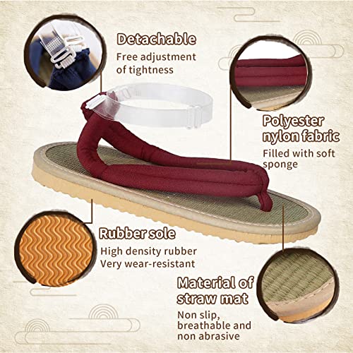 Anime Unisex Cosplay Clog Shoes Japanese Cosplay Prop Oshitari2