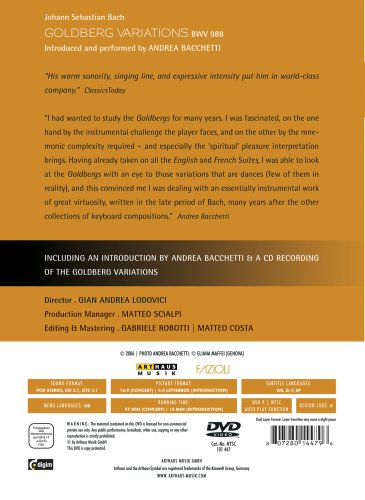 Miniatura 3 de Bacchetti, Andrea - Goldberg Variations