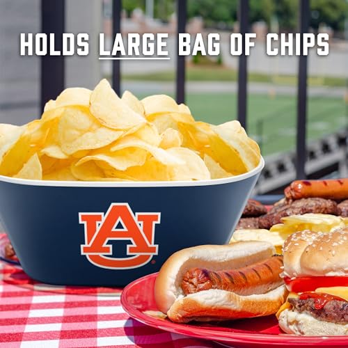 Image of YouTheFan NCAA Auburn Tigers Large Party Bowl