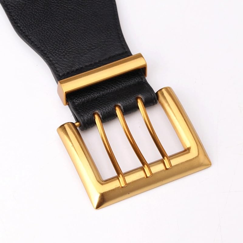 JSEIAJB Women's Elastic Elastic Waistband Dress Coat Decoration Wide Waistband Waistband Women's Belt(White-Dinosaur Doodle4)4