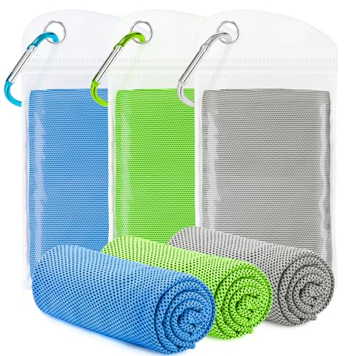 Amgico 3 Pack Cooling Towel for Neck and face(40"x12"), Cooling Neck Wraps - image 1