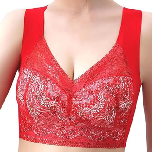 Soutien-gorge push-up rembourré sans armatures YSJNHX pour le confort quotidien des grands seins