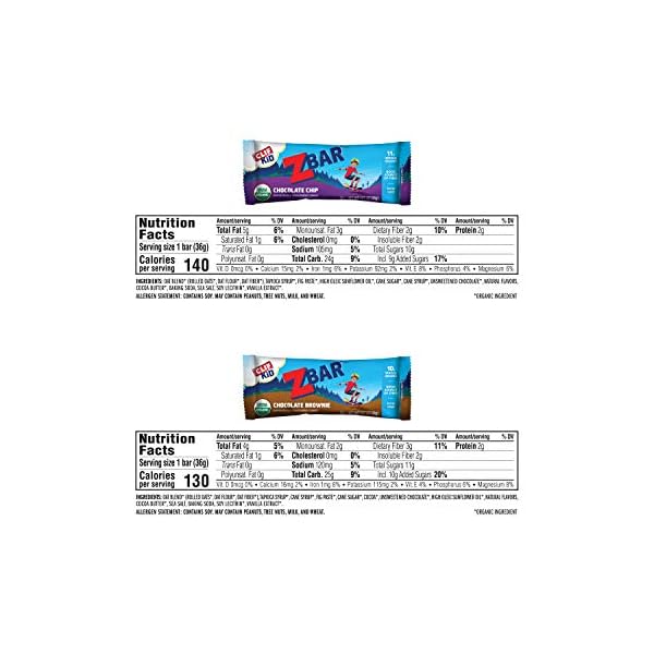 CLIF-Bars-Duos-Bars-Energy-Bars-made-with-Organic-Oats-Plant-Based-Protein-Vegan-Friendly-Variety-Pack-18-Count-24-Ounce-Protein-Bar CLIF Kid Zbar and Zbar Protein - Variety Pack - Whole Grain Snack Bars - Made with Organic Oats - Non-GMO - Amazon Exclusive - 1.27 oz. (16 Count)
