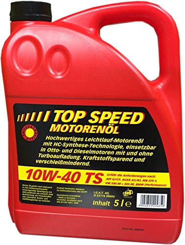 Preisvergleich Produktbild TOPSPEED 5L 10W40 TEILSYNTHET.