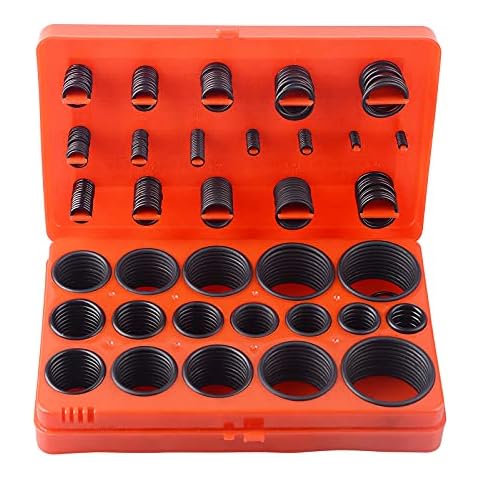 Universal 419 pcs Nitrile Rubber O Ring Kit Cover
