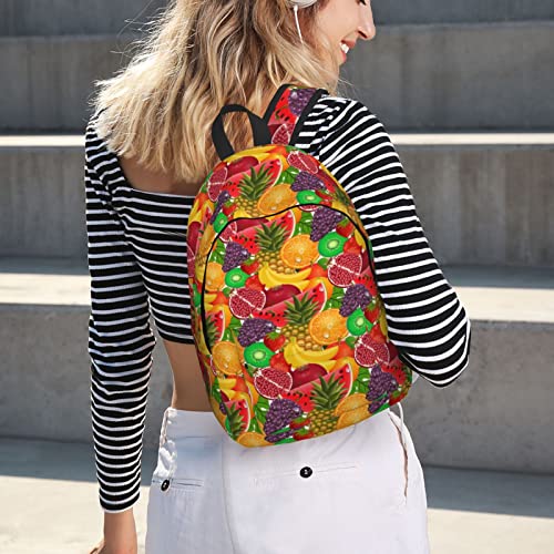 Sac à dos ordinateur portable pour éviter le mal de dos en voyage scolaire taille M ananas - 7