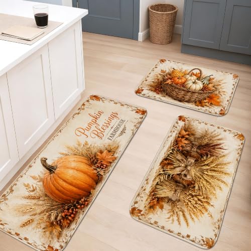 Tapis de cuisine automne confortables pour évier et buanderie rustique - 5