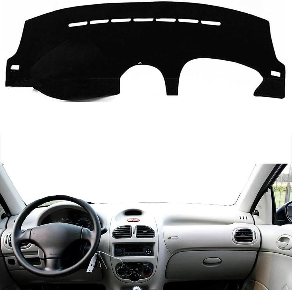 Tapis De Tableau De Bord Pour Peugeot 307 - Protection Anti-Éblouissement Et Anti-UV | Housse Sur-Mesure