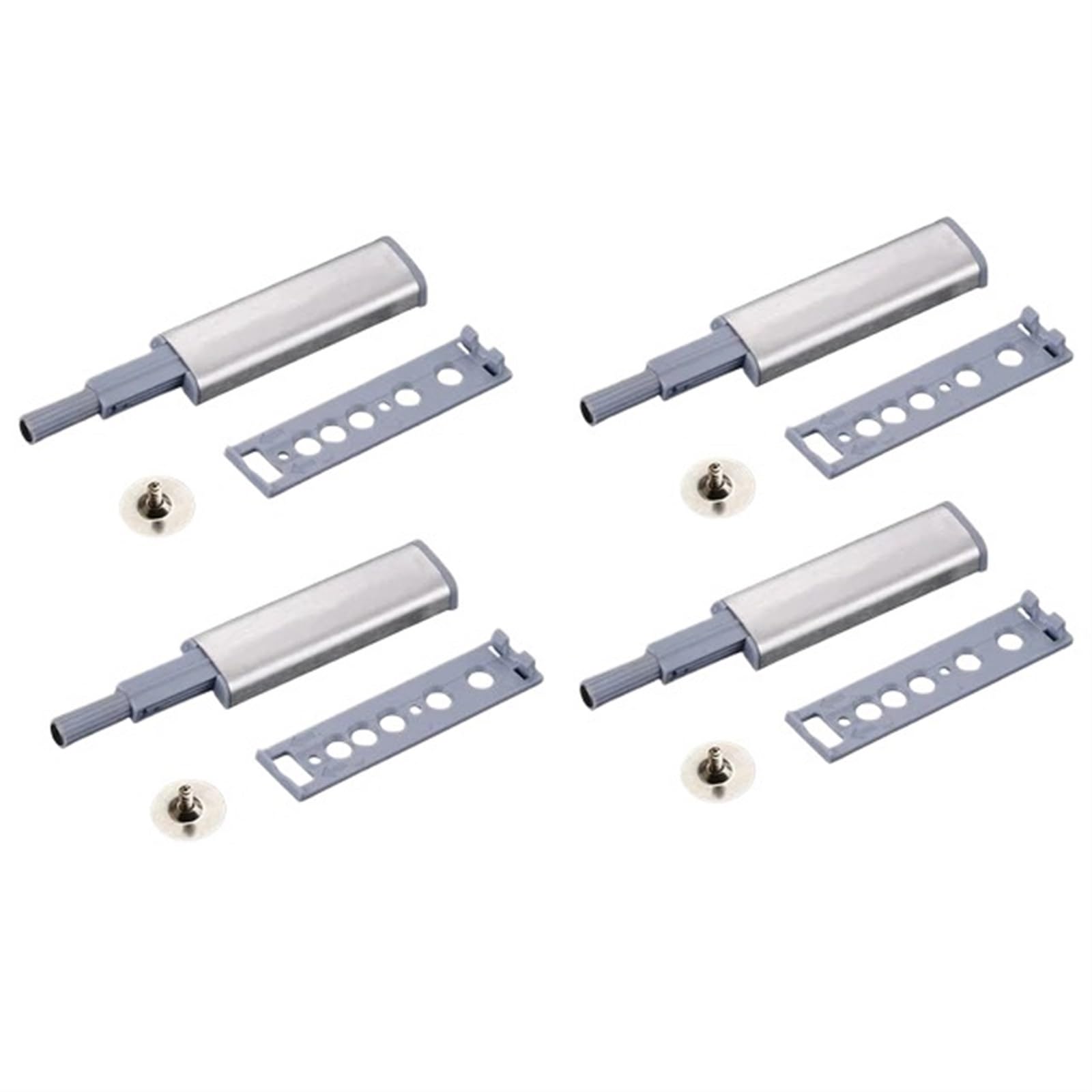 Kjbdqqh One Color Catches Push To Open Cabinet Hardware 4 Pcs Magnetic Latches For Cabinets Door For Kitchen Cupboard Doors To Catch Closure For Door
