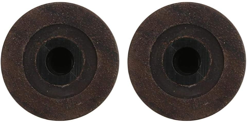KAISH 4-Pack Wood Knobs LP/Strat Style Bell Knobs Guitar Bass Top Hat Wood Knob with Indicator Dot Ebony Wood